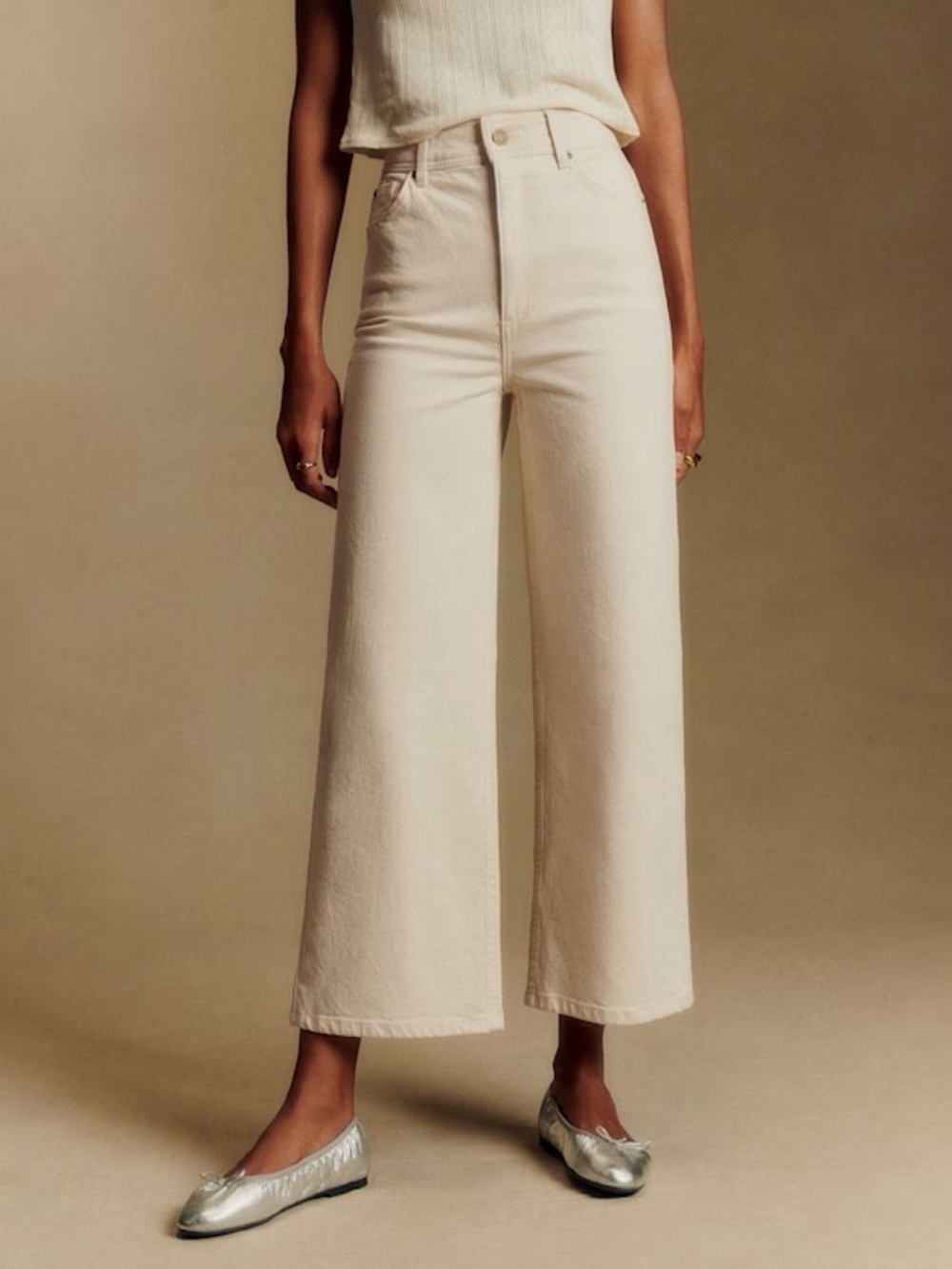 Sezane La Crop Denim Jeans